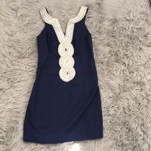 0 Navy Lily Pulitzer Valli Shift Dress